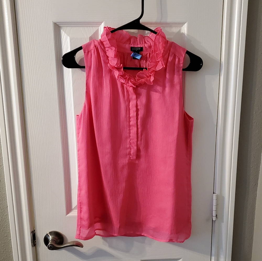 J. Crew Ruffle Blouse sz 4